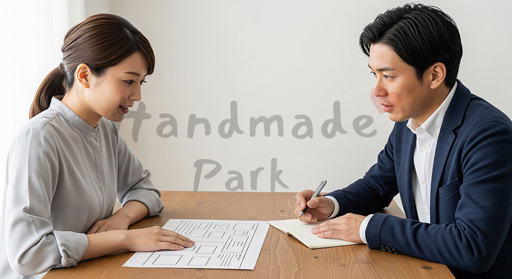 フリー素材 無料 写真|教育費の将来計画を話し合う日本人夫婦