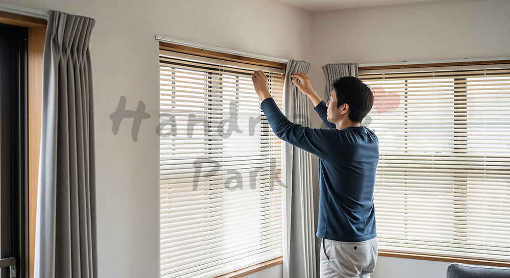 フリー素材 無料 写真|リビングの壁紙をローラーで貼り替える日本人夫婦のDIYリフォーム 余白あり