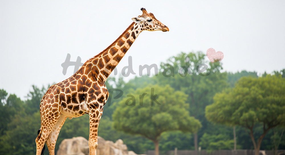 フリー素材 無料 写真|動物園のキリンが歩く伸びやかな姿、広告クリエイティブに使いやすい