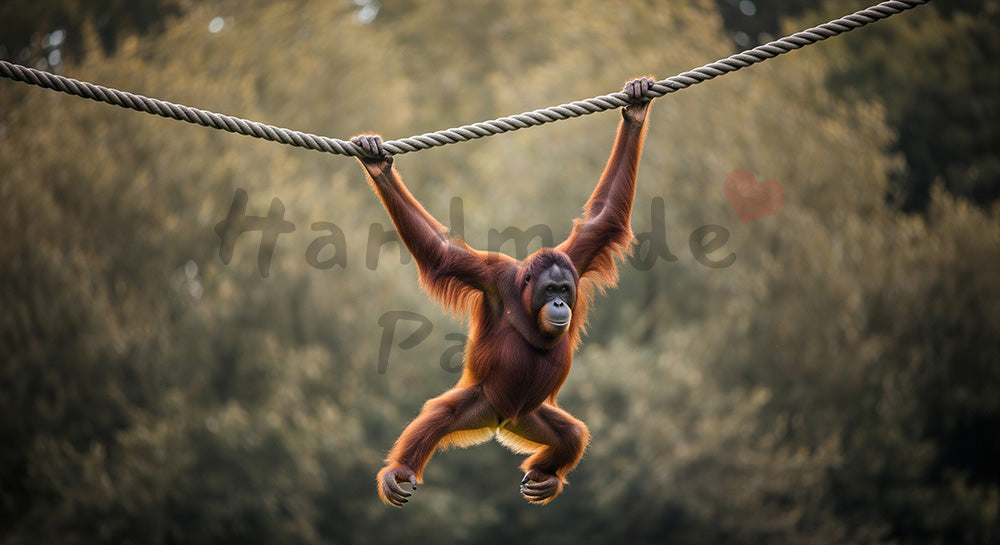 フリー素材 無料 写真|動物園のオランウータンの自然な動きの写真|ブログのアイキャッチ向き