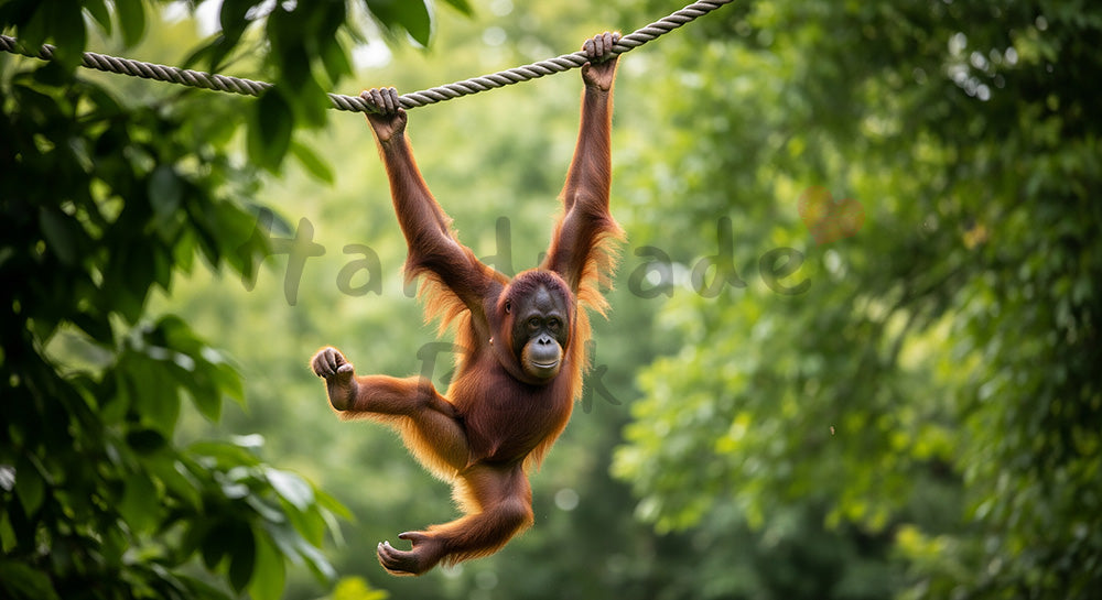 フリー素材 無料 写真|教育・教材の挿絵にに使える動物園のオランウータンの自然な動き
