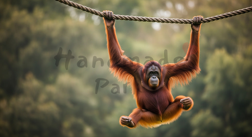 フリー素材 無料 写真|やわらかな自然光の動物園のオランウータンの自然な動き|サービス紹介ページに使える