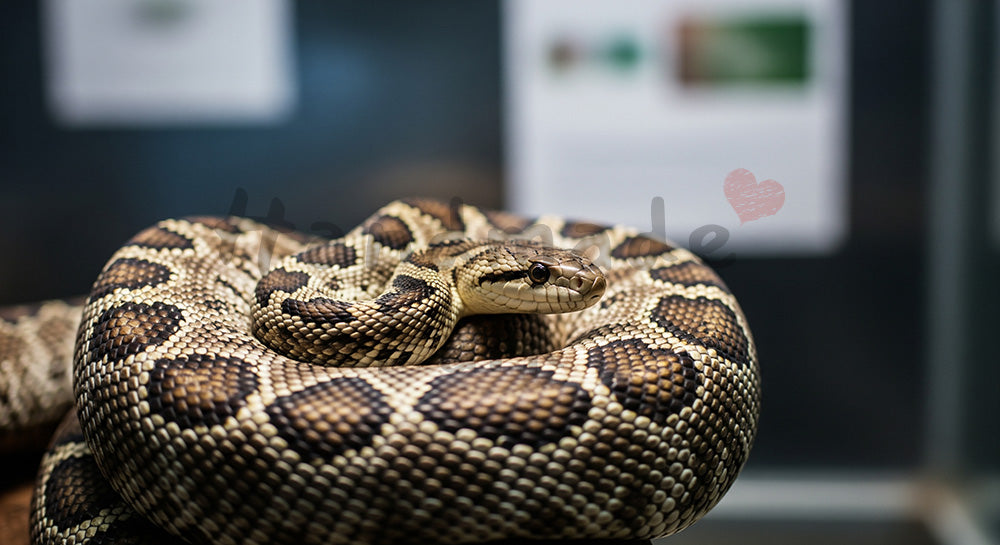 フリー素材 無料 写真|動物園のヘビの質感が分かるクローズアップの写真|ナチュラルな雰囲気に