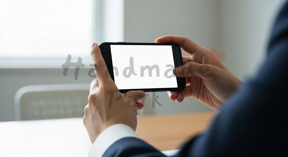 フリー素材 無料 写真|日本人の手元 スマホで撮影メモ風 余白|SNS投稿・バナー向けイメージ写真