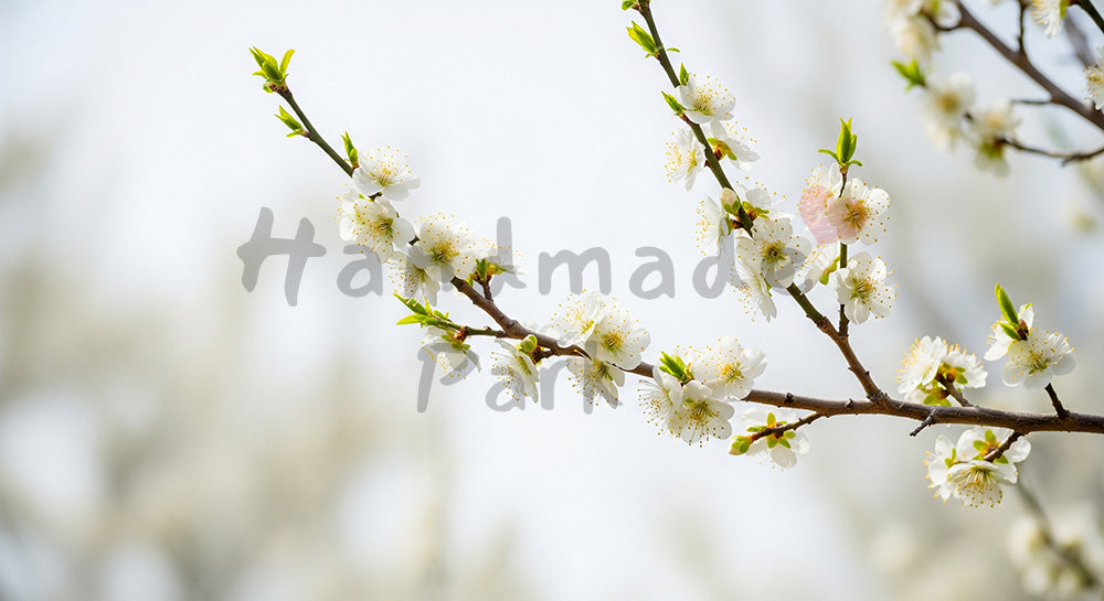 フリー素材 無料 写真|白梅の花早春の和の余白背景|SNS投稿に使えるナチュラルな画像
