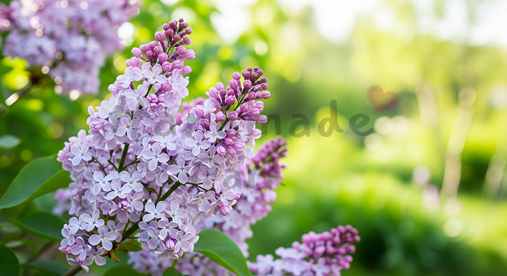 フリー素材 無料 写真|ライラックの花淡い紫と余白|商品ページに使えるナチュラルな画像