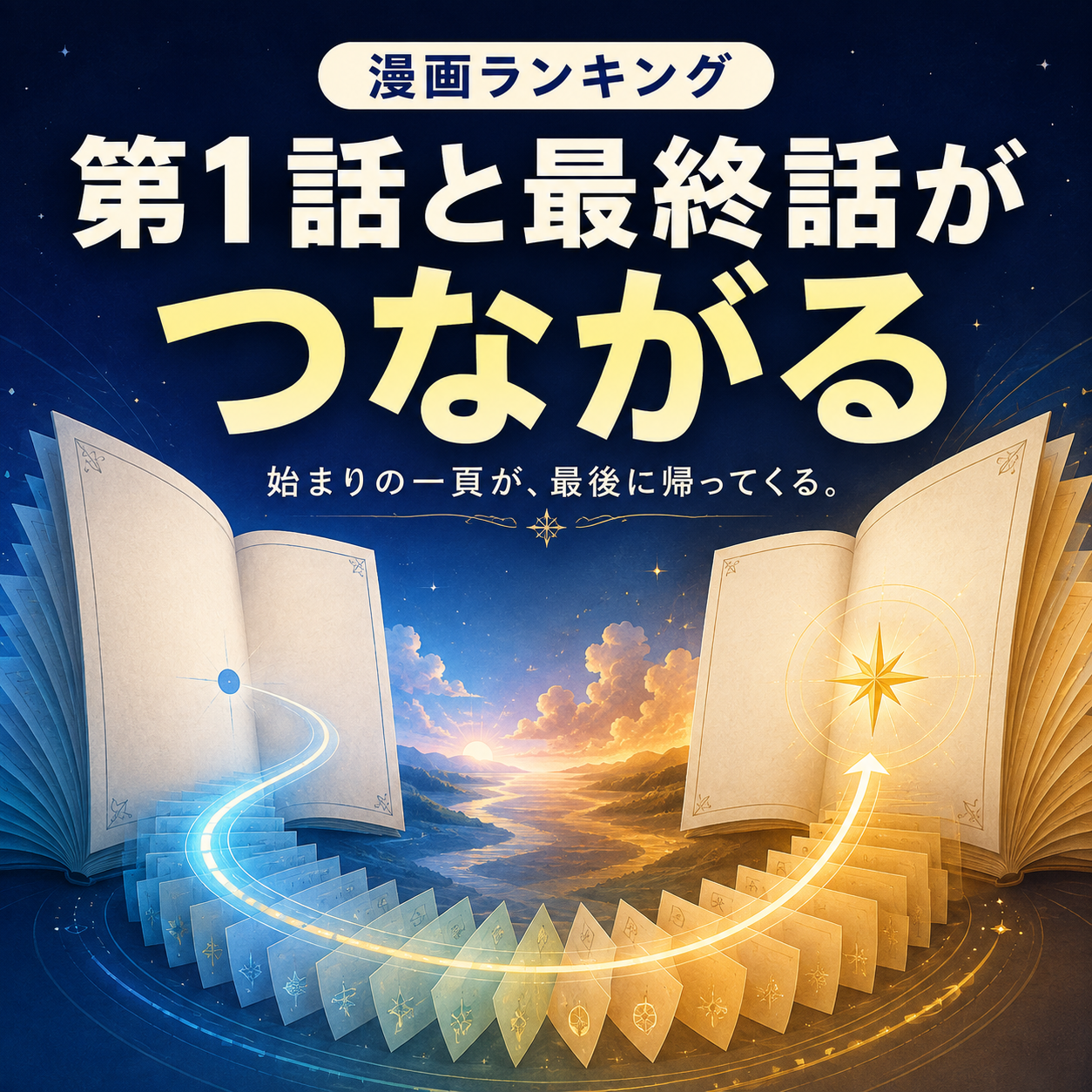 第1話と最終話がつながる漫画ランキング10選のサムネイル