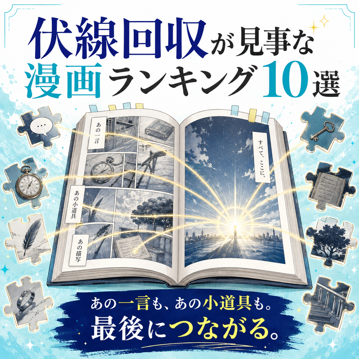 伏線回収が見事な漫画ランキング10選のサムネイル