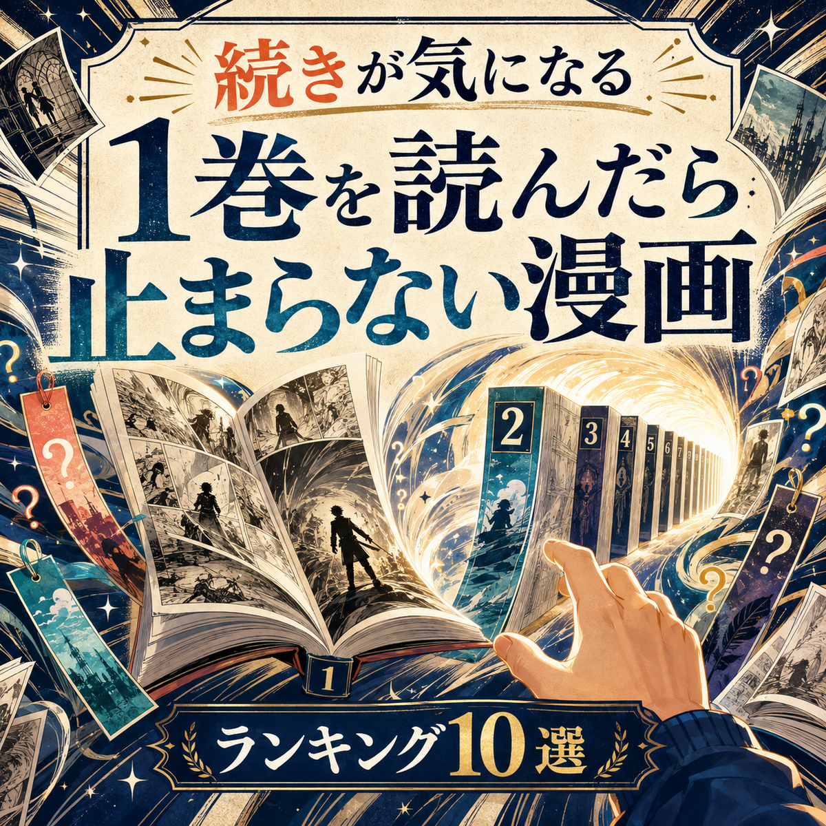 1巻を読んだら止まらない漫画ランキング10選のサムネイル