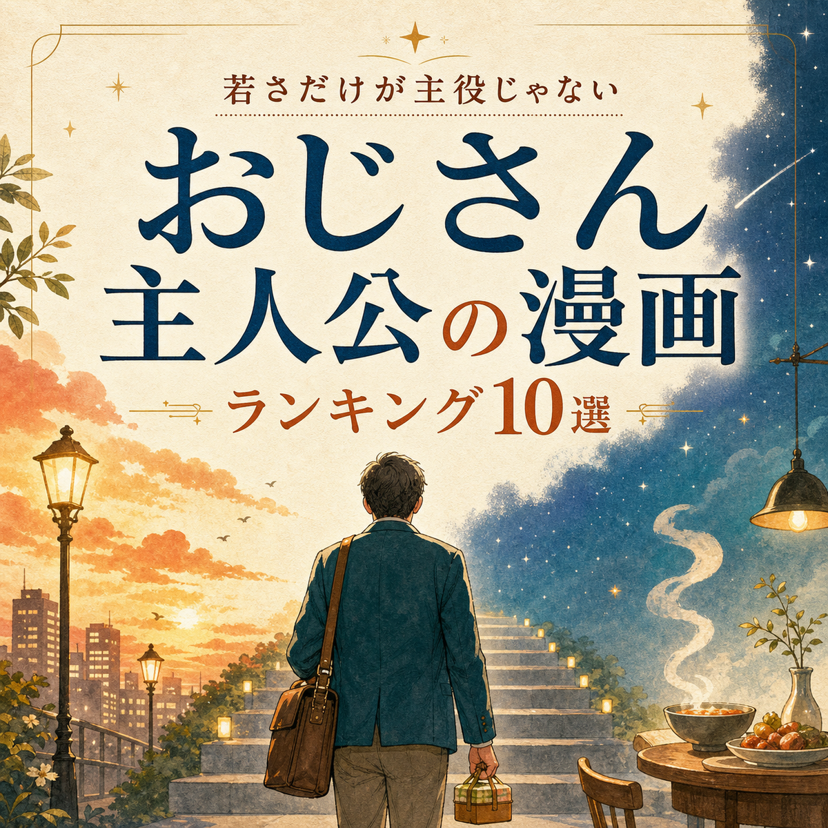 主人公がおじさん・中年男性の漫画ランキング10選のサムネイル