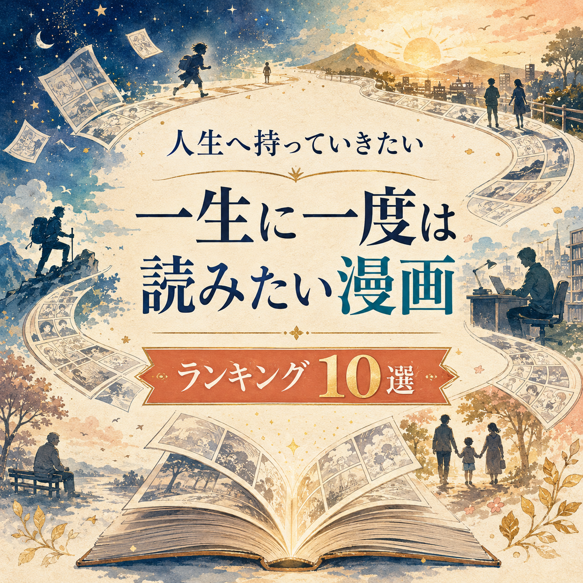 一生に一度は読みたい漫画ランキング10選のサムネイル