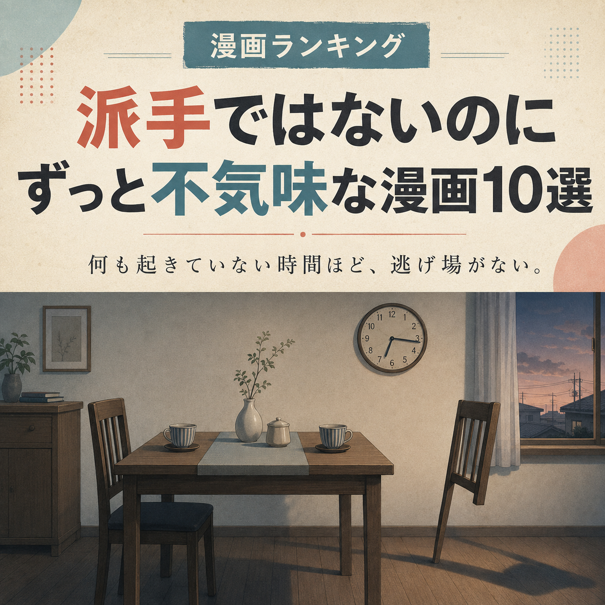 派手ではないのにずっと不気味な漫画ランキング10選のサムネイル