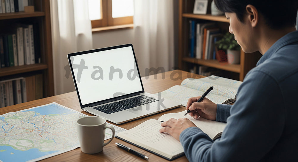 フリー素材 無料 写真｜書斎で読書を楽しむ日本人男性の静かな暮らし 背景素材