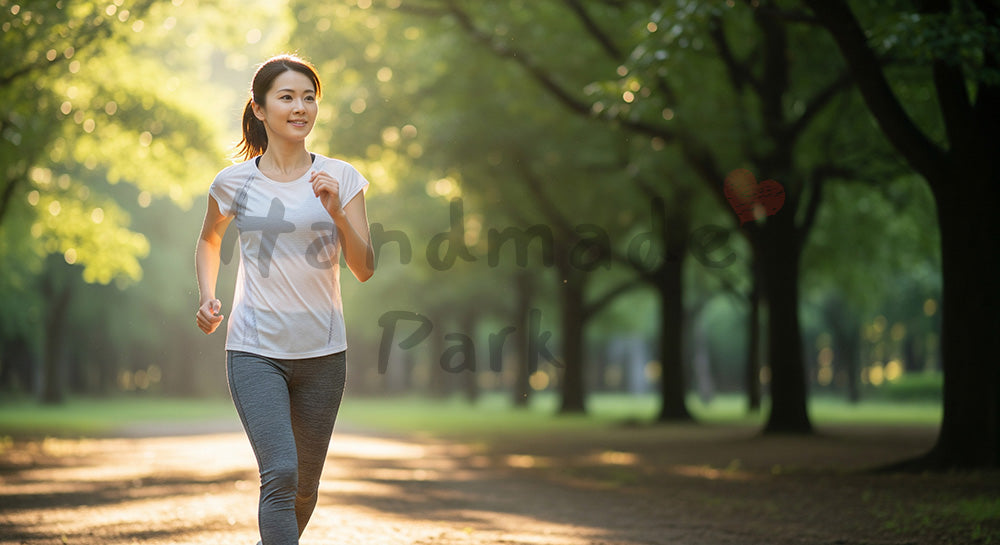 フリー素材 無料 写真｜姿勢改善ストレッチをする日本人女性のセルフケア 背景素材