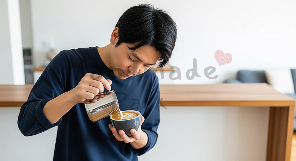 フリー素材 無料 写真｜ホットアイマスクで目元を休める日本人女性の休息シーン 余白あり