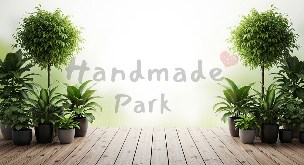 フリー素材 無料 写真｜SDGsに合う観葉植物と木のあるナチュラル背景 文字入れ余白