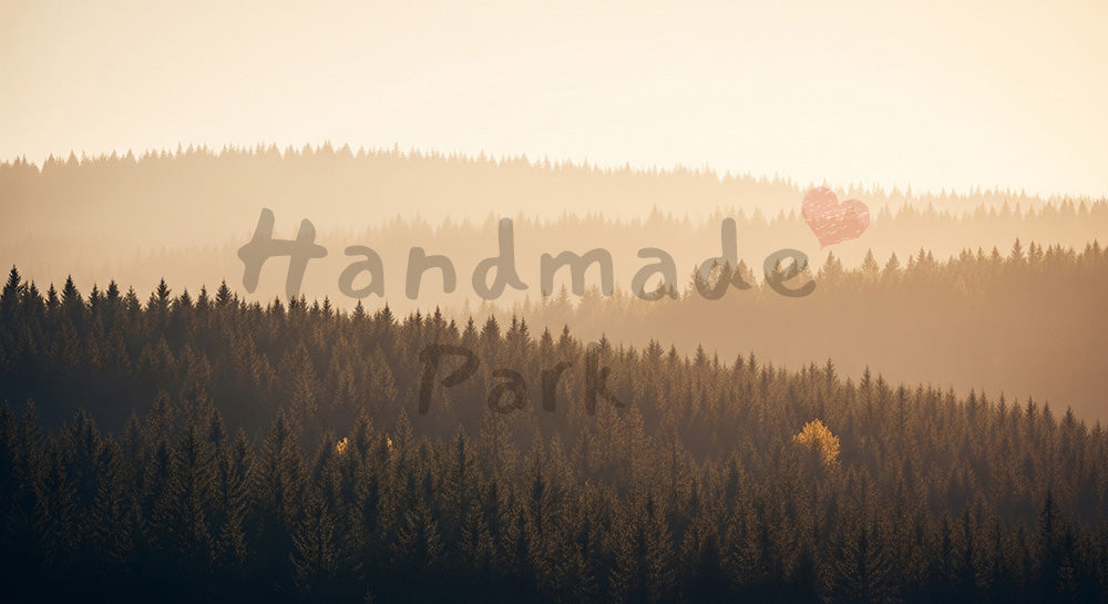 フリー素材 無料 写真｜SDGs向け白ボケスペースの森背景 クリーンで文字入れしやすい