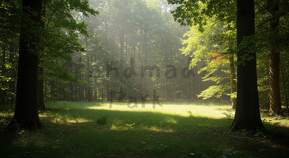 フリー素材 無料 写真｜SDGsに合う森の光と影の柔らかいバックグラウンド 空きスペースで文字入れしやすい