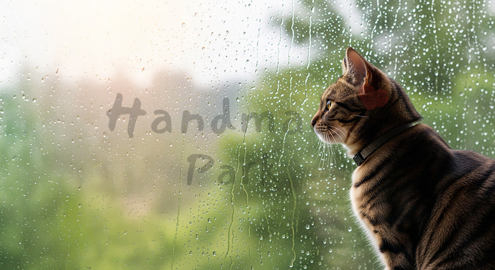 フリー素材 無料 写真｜窓辺の猫の写真｜SNS投稿の背景におすすめ