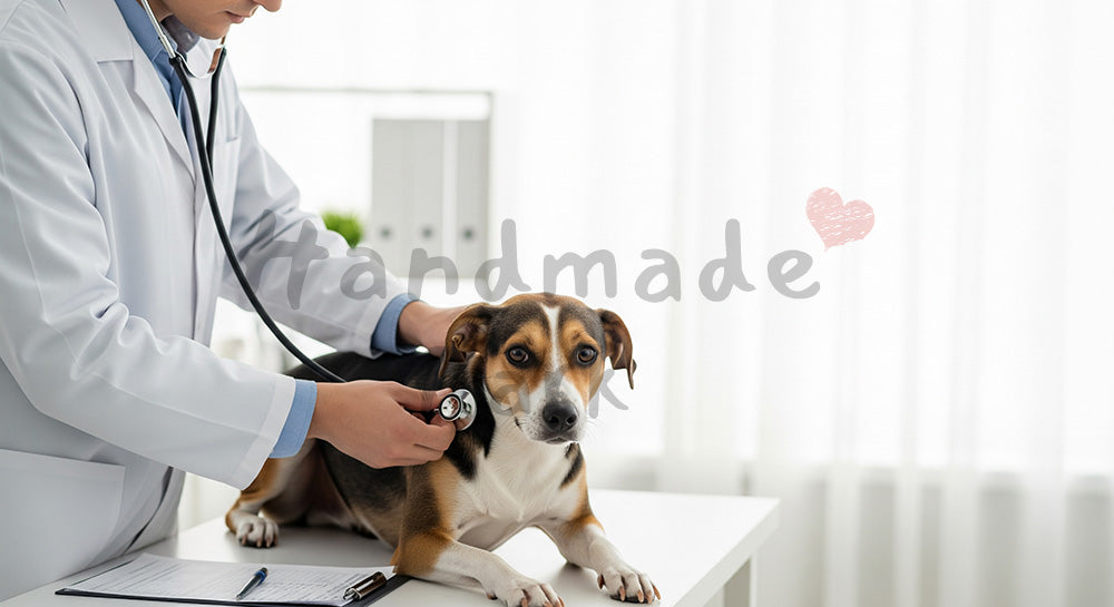 フリー素材 無料 写真｜やわらかな自然光の動物病院の犬｜SNS投稿の背景におすすめ