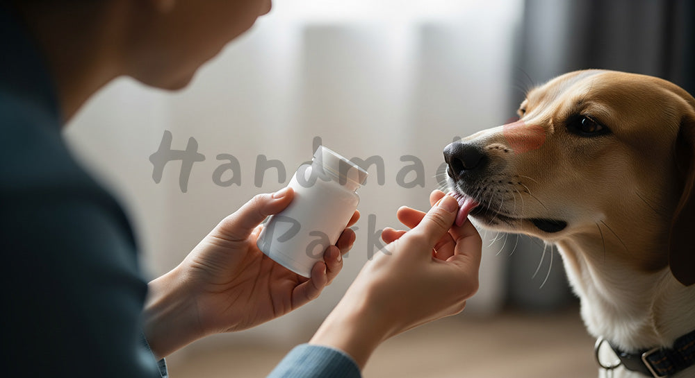 フリー素材 無料 写真｜自宅ケアの犬｜教育・教材の挿絵に