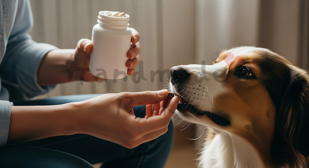 フリー素材 無料 写真｜自宅ケアの犬の写真｜資料スライドの背景に便利