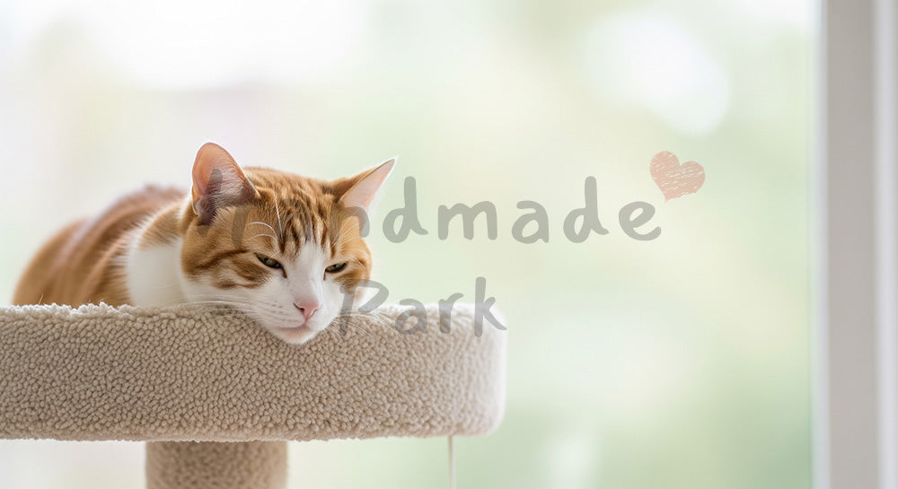 フリー素材 無料 写真｜広告クリエイティブに使いやすいに使えるキャットタワーの猫
