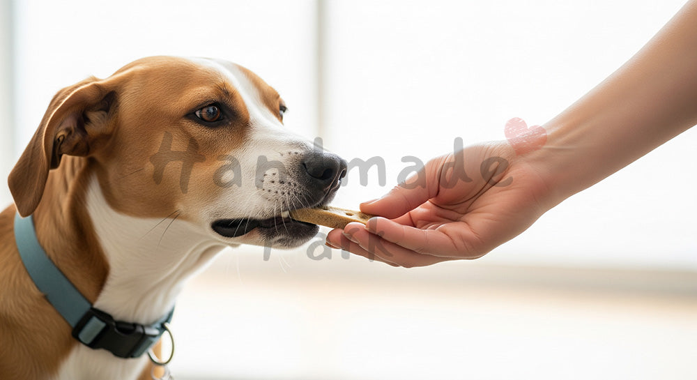 フリー素材 無料 写真｜やわらかな自然光の犬のフリー素材｜文字入れしやすい余白