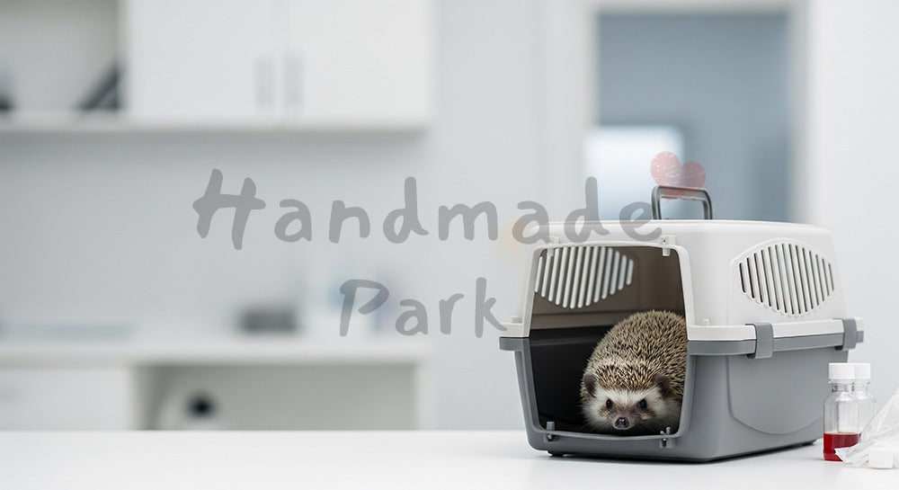 フリー素材 無料 写真｜動物病院でケアを受けるハリネズミ、LPのヘッダー画像に
