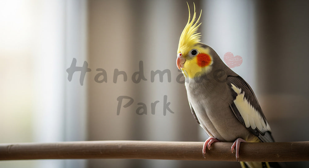 フリー素材 無料 写真｜オカメインコの室内ポートレート、広告クリエイティブに使いやすい
