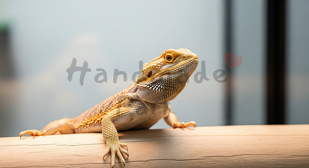 フリー素材 無料 写真｜フトアゴヒゲトカゲの室内飼育イメージ｜トップページのビジュアルに ロゴ・文字なし