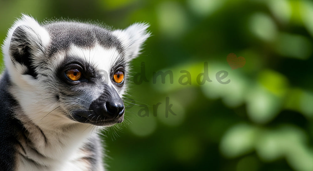 フリー素材 無料 写真｜動物園のワオキツネザルの印象的な瞳｜シンプルな背景として ロゴ・文字なし