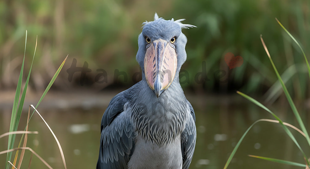 フリー素材 無料 写真｜動物園のハシビロコウの迫力ある表情の写真｜トップページのビジュアルに