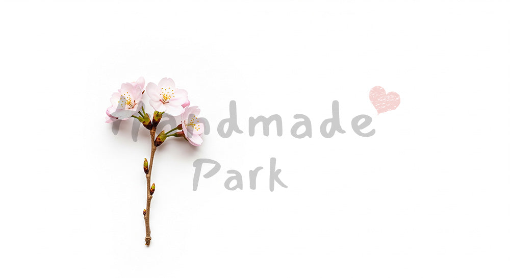 フリー素材 無料 写真|桜の単独イメージ白背景と余白|SNS投稿に使えるナチュラルな画像