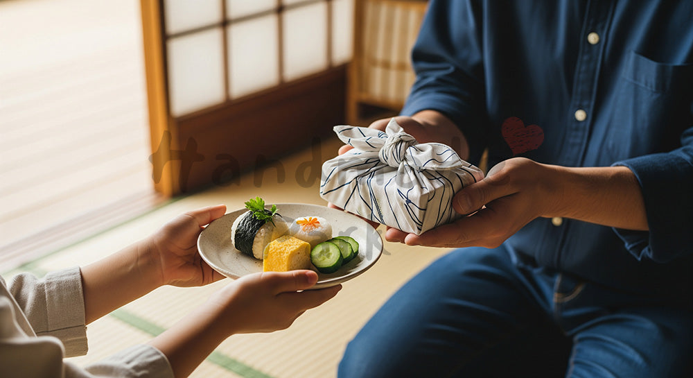 フリー素材 無料 写真｜父の日 ささやかなサプライズ 手元中心 シーン｜特集ページの見出しに