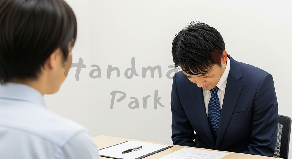 フリー素材 無料 写真｜提案前の傾聴を表現 日本人営業が真剣に聞く商談シーン 採用向け写真｜LP・バナーに使いやすい